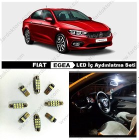 Resim Fardoktoru Fiat Egea Led Iç Aydinlatma Ampul Seti Beyaz 
