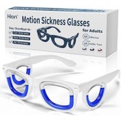 Resim Cordial 1 Çift Yetişkinler İçin Motion Sickness Akıllı Gözlük White Ultra Hafif Taşınabilir Seyahat Gemi İçin Kusmayı Önleyen Altın 