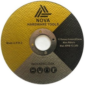 Resim 50 Adet Nova Inox Metal Kesici Disk 115 MM 