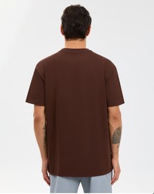 Resim Skechers M Graphic Tee T-shirt Erkek Kahverengi Tshirt S2610059-2210 