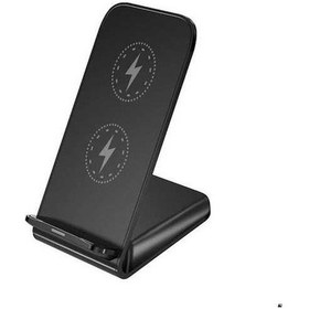 Resim Pazly 15w Çift Bobin Kablosuz Hızlı Şarj Cihazı - Yatay/dikey - Qi Uyumluluğu - Güvenlik Koruması 