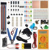 Resim Breaboard Temel Elektrik Ve Elektronik Eğitim Full Set Dt830d Multimetre Yankeski 