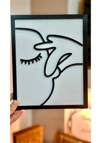 Resim Ahşap Çerçeve-tuvalet Banyo Tablo-duvar Dekorasyonu-banyodekoru Ahşap 