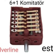 Resim Silverline Uyumlu Esty Ankastre Fırın Komitatörü Kademe Anahtarı Şalter - 465469573 