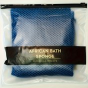 Resim African Banyo Süngeri - Ferah ve Peelingli Naylon Sauna Scrubber, Daha Yüksek Kremleme İçin Mavi ve Beyaz Mesh Dokusu, Dayanıklı ve Yıkamak Kolay, Duş veya Spa Kullanımı İçin İdeal 