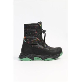 Resim Benetton Bn-50048 - 3256 Siyah Yeşil - Çocuk Bot 001 