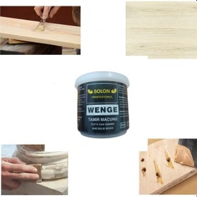 Resim Çok Amaçlı Ahşap Parke Masa Sehpa Çizik Çok Amaçlı Tamir Dolgu Macunu Venge 240 Gr 