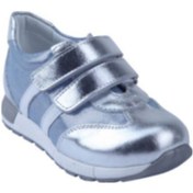 Resim Elma Şekeri 00327 Deri Ortopedik Bebek Ayakkabısı 26-30 Gümüş 
