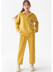 Resim Nk Kids Kız Pantolon 24ynk56338 Sarı 