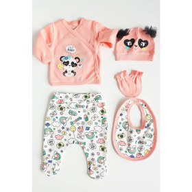 Resim İmaj Gökkuşağı Panda Kız 5'li Set 