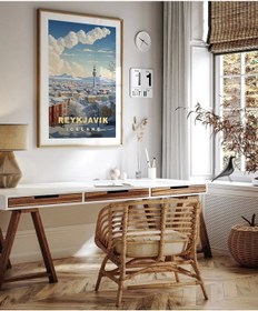 Resim Çerçevesiz Poster Reykjavik Kış Güzelliği 