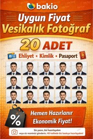 Resim Efe Toys Profesyonel CV Fotoğrafı Kurumsal Vesikalık,Biyometrik,Pasaport,Kimlik,Ehliyet,Nikah 20 Adet 