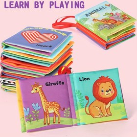 Resim Yüksek kaliteli çok temalı resimli kitaplar, bebeğin dokunma algısını ve renk tanıma becerisini geliştirir, yıkanabilir ve dayanıklı, tatil hediyesi (Cadılar Bayramı, Noel, Şükran Günü) veya doğum günü hediyesi için ideal. Hem erkek hem de kız çocukları için uygundur 