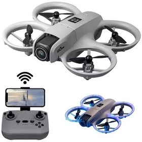 Resim Işıklı Mini Drone Çift Batarya Yedek Pervane Setli 