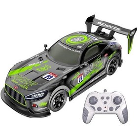 Resim Kumandalı Şarjlı Işıklı Buhar Atan Yüksek Hızlı Full Fonksiyon Oyuncak Drift Araba Yeşil Yeşil 