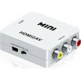 Resim Boblov HDMI To Rca Dönüştürücü HDMI Tos Lale HDMI2AV Dijital HDMI Rca - Av 720P / 1080 