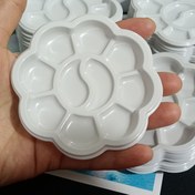 Resim 7 adet/21 adet Mini Çiçek Şekilli Plastik Palet - Su Boyası, Akrilik ve Yağlı Boya için İdeal - Dayanıklı Plastik Malzeme, Başlangıç Seviyesi ve Profesyoneller için Mükemmel, Başlangıç Boyama Malzemeleri | Dekoratif Palet | Dayanıklı Plastik Palet 