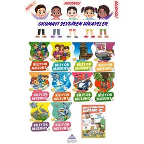 Resim 3 .sınıf Öğrencileri İçin Zevkle Okuyacağı 10 Lu Hikaye Seti -5 Kitap Okuma Not Defteri Hediyeli 