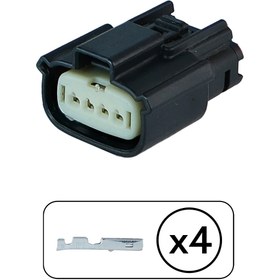 Resim MOLEX Gündüz Far Soketi 4 Pin Kablosuz 