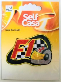 Resim Self Casa Ütü Ile Yapışan Dokuma Arma - Patch - Yama Formula 1 Kask Iron-on Motif 