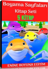 Resim Boyama Sayfaları Kitap Seti (5 Kitap) 