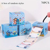 Resim Disney Stitch Çekme Tabanlı Yapışkan Notlar, Mavi Temalı Karikatür Hatırlatma Etiketleri, DIY Dekoratif Mesaj Stickerları, Günlük Kullanım ve Arkadaşlara Hediye Etmek İçin Mükemmel, İdeal Doğum Günü & Tatil Hediyesi 