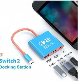 Resim Nintendo Switch 2 / Oled Uyumlu Tv Bağlama Aparatı 3 İn 1 