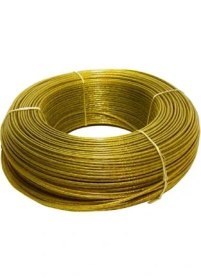 Resim Karaaliler Çelik Pvc Kaplı Izoleli Çelik Halat Çamaşır Ipi 4 mm Dayanıklı Bahçe, Sera ve Kamp Kullanımı Için 