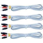 Resim Muadil Pin Uçlu Kablo Seti. Compex Uyumlu. 2 Pkt Elektrot 