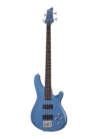Resim Schecter C-4 Deluxe Bas Gitar Satin Metallic Blue 