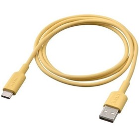Resim IKEA Type-c, 3 Amper Uyumlu Yüksek Hızlı Şarj Kablosu Usb-c, Usb Kablo, Açık Sarı, 1 M, 480 