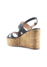 Resim Nine West Monsa 5fx Siyah Kadın Dolgu Topuk Sandalet 000000000101929053 Siyah 