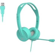 Resim Qedii Lecoo Ht106 Usb Kablolu Mikrofonlu Kulak Üstü Kulaklık - Pc, Laptop, Tablet, Telefon Uyumlu, İş, Oy 