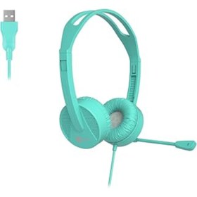 Resim Qedii Lecoo Ht106 Usb Kablolu Mikrofonlu Kulak Üstü Kulaklık - Pc, Laptop, Tablet, Telefon Uyumlu, İş, Oy 