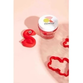 Resim Assess Store Doğal Oyun Hamuru- 125 gr - Kırmızı - Premium Kavanoz 