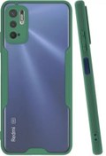 Resim Xiaomi Redmi Note 10 5G Kılıf Renkli Silikon Kamera Lens Korumalı Şeffaf Parfe Kapak - Yeşil 