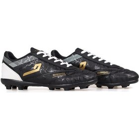 Resim Erkek Altın Halı Saha Kramponu - Bağcıklı, Rahat Konforlu Ve Dayanıklı Futbol Ayakkabısı Altın 