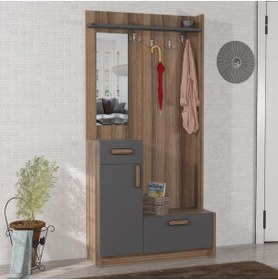 Resim Abre VM-36 ANTRASİT GRİ PORTMANTO VESTİYER 