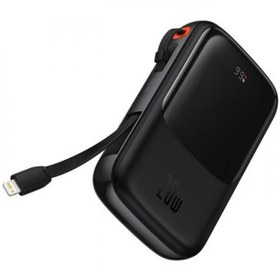 Resim Baseus Super Şarj Gösterge Lightning Kablolu 20w 10000mah Powerbank Iphone 14 13 12 11 Pro Max Şarj 