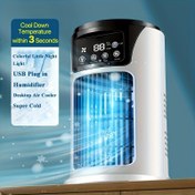 Resim Taşınabilir Klima, Nemlendirici Fan - USB Güçlü, Pil Gerektirmez, 6 Hız Ayarı, Soğutma Klima Fanı, İç ve Dış Mekan Kullanımı İçin Uygun, Ofis ve Ev İçin Kompakt Tasarım, Şık Beyaz ve Mavi, Taşınabilir Nemlendirici | Moda Gadget | Dayanıklı Plastik, Masaüstü Fan, Ultra Soğuk Hava, 6 Hız Ayarı, Ofis ve Ev İçin Temel, Sessiz Klima Fanı, 5 Önemli Tatil İçin İdeal Hediye (Noel, Cadılar Bayramı, Paskalya, Sevgililer Günü, Şükran Günü) 