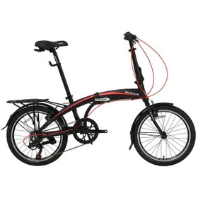 Resim Fx3500 Trn 20 Jant Katlanır Bisiklet Siyah-Kırmızı 