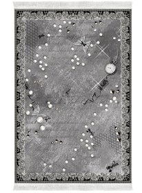 Resim Alanur Home Eko Trend Djt Yıkanabilir Kaymaz Taban 3 Lü Yatak Odası Takımı Mu118 Modern Gri 