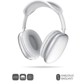 Resim Piranha 2210 Kablosuz Kulaküstü Kulaklık Gümüş Renk Bluetooth Bağlantılı Mikrofonlu 