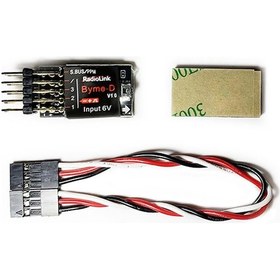 Resim Tenfowee Radiolink Byme-d 3 Eksenli Uçuş Kontrolcüsü - Rc Uçaklar İçin Otomatik Dengeleme Ve Stabilizasyon Siyah 