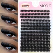 Resim 14 Sıra 60D & 80D, 3D Rus Kıvrımı Karışık Uzunluklar, Yeniden Kullanılabilir, Uzunluk 8-16mm, Kalınlık 0.05mm, Başlangıç Seviyesi İçin Uygun, Çoklu Paket, Tek Küme Sahte Kirpikler, Anime, Ultra Yoğun Makyaj Stili, Tatil Hediyesi, Bayram Özel Efektleri 