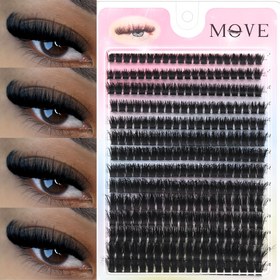 Resim 14 Sıra 60D & 80D, 3D Rus Kıvrımı Karışık Uzunluklar, Yeniden Kullanılabilir, Uzunluk 8-16mm, Kalınlık 0.05mm, Başlangıç Seviyesi İçin Uygun, Çoklu Paket, Tek Küme Sahte Kirpikler, Anime, Ultra Yoğun Makyaj Stili, Tatil Hediyesi, Bayram Özel Efektleri 