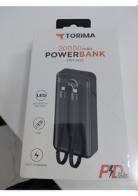 Resim Torima Trm-1025 Siyah 20000mah 2 Çıkışlı Taşınabilir Hızlı Şarj Dijital Göstergeli Powerbank 