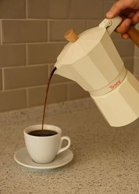 Resim Bambum Garen - Moka Pot 6 Fincan Bej 