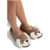 Resim Badem Kadın, Garson Boy Ev Ayakkabısı Kahverengi 37/41 Kahverengi 