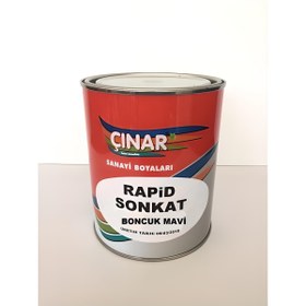 Resim Çınar Boya Endüstriyel Son Kat Boncuk Mavi Boya 